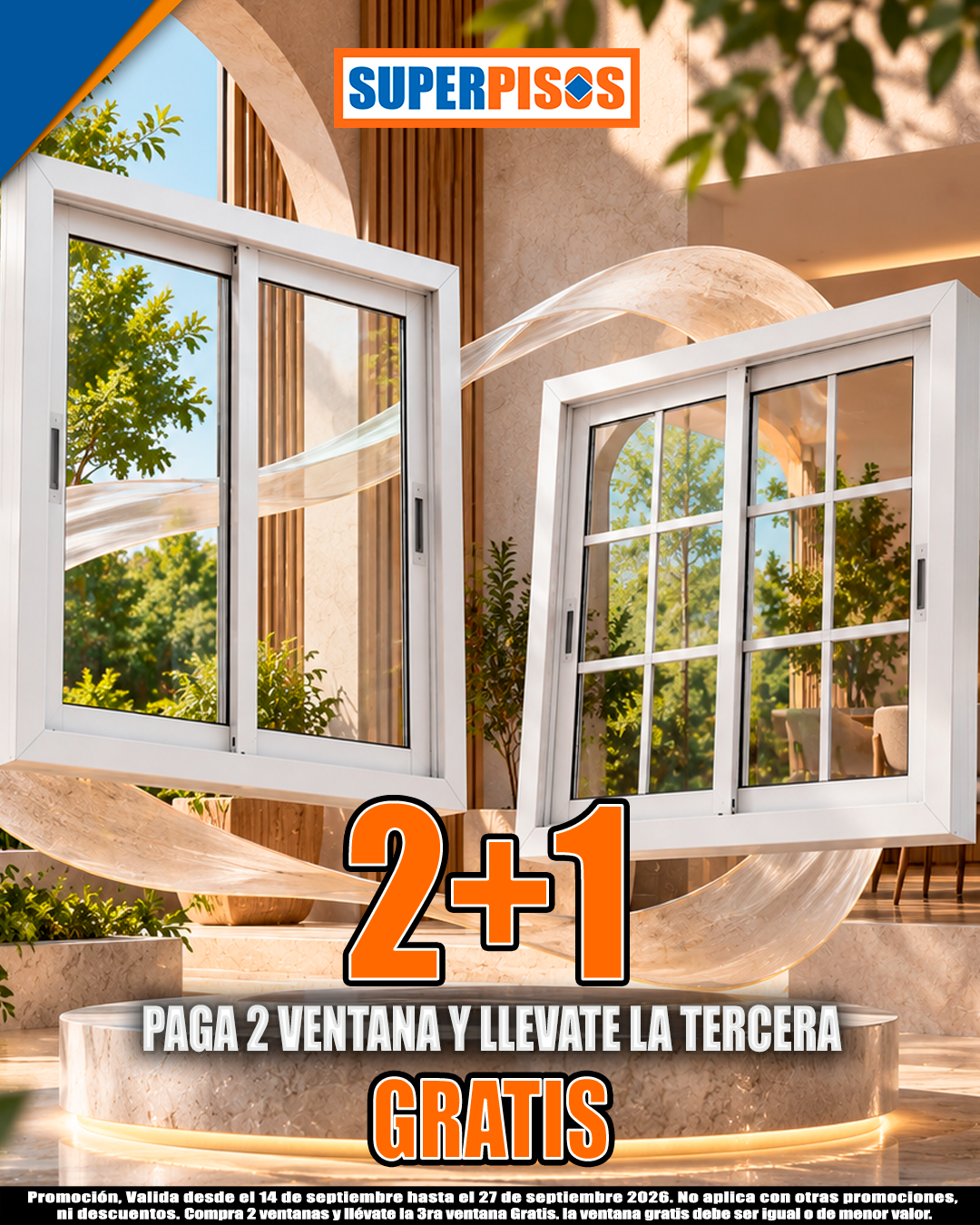 Ventanas 2+1